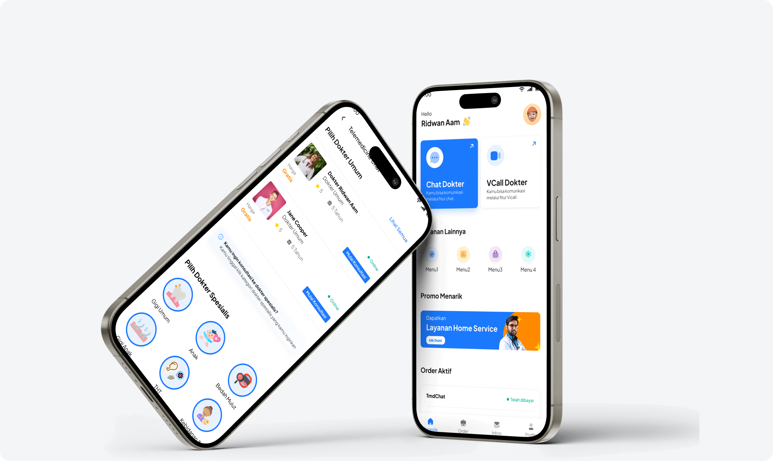 Booking UI Doctor Apps